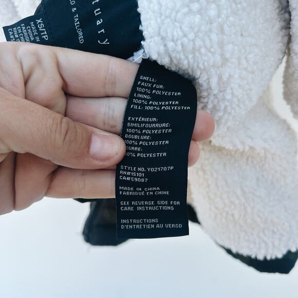 Sanctuary Women’s Reversible Midweight Camo Sherpa Jacket Full Zip XS Small - Picture 11 of 12